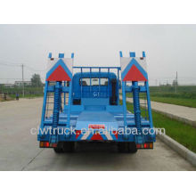 Camion de transport plat dongfeng à chaud, camion de transport d&#39;excavateur